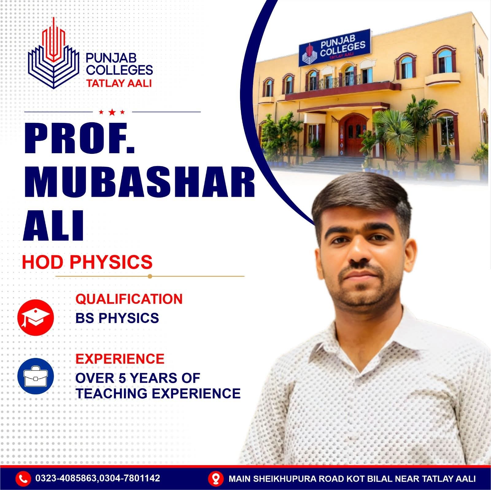 Prof. Mubashar Ali
